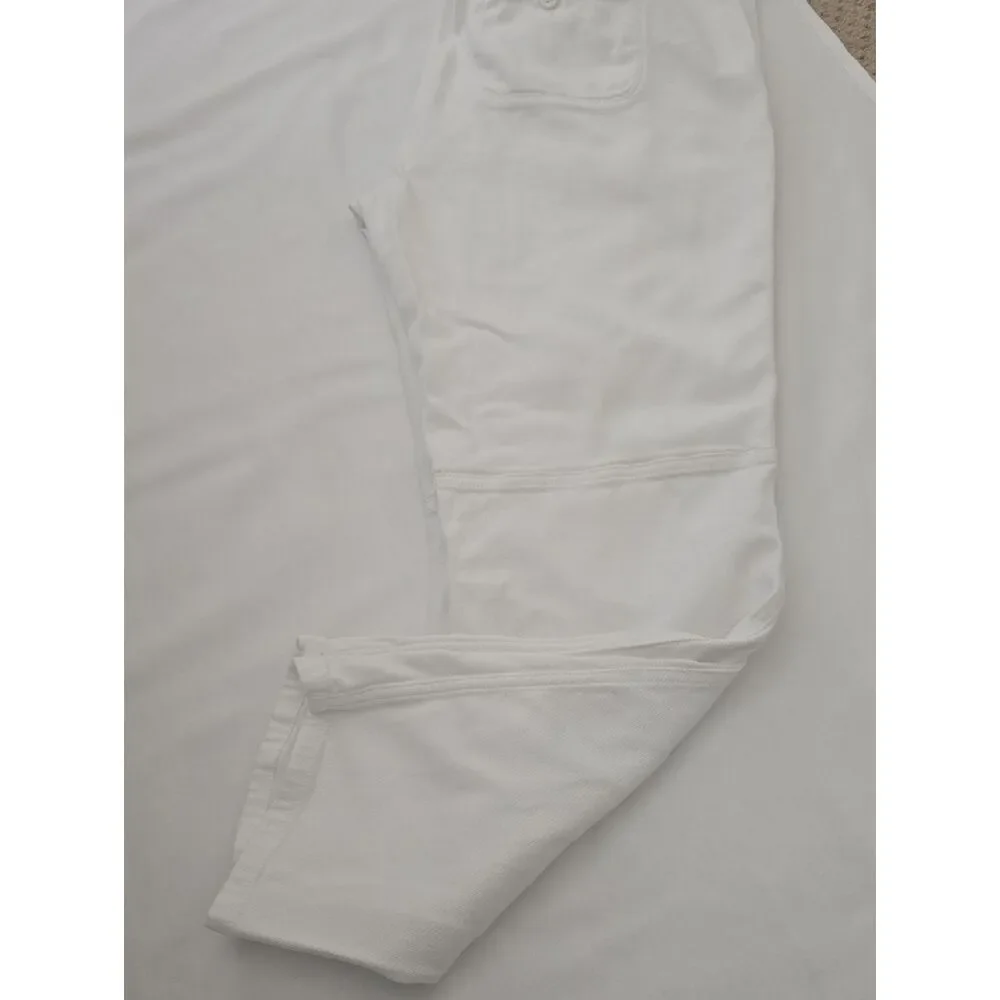 James Perse White Elastic Waist Lounge Pants‎ 4 XL